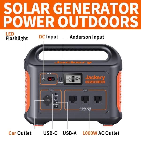 Jackery Explorer 1000 Outdoor Portable Power Station